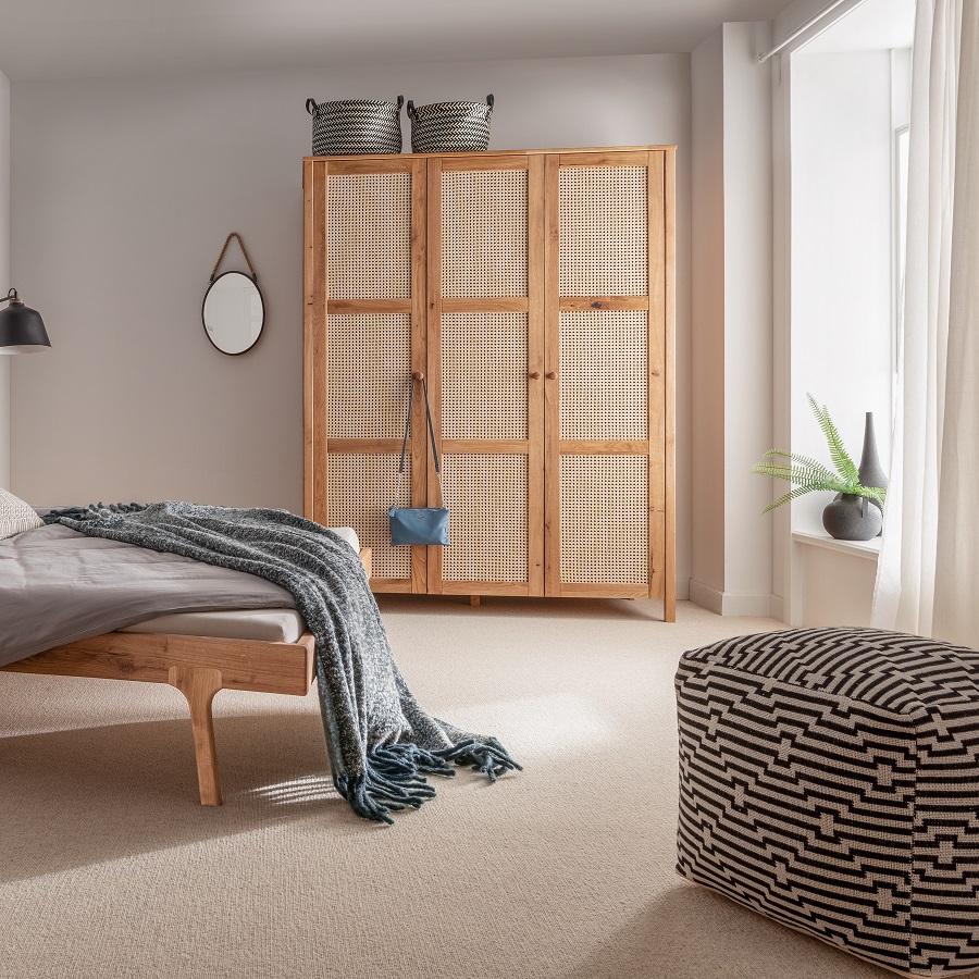 Balder Snedker Sengeramme i Massiv FSC Egetræ og Fransk Naturflet fra Organic Sleep - Billede 8
