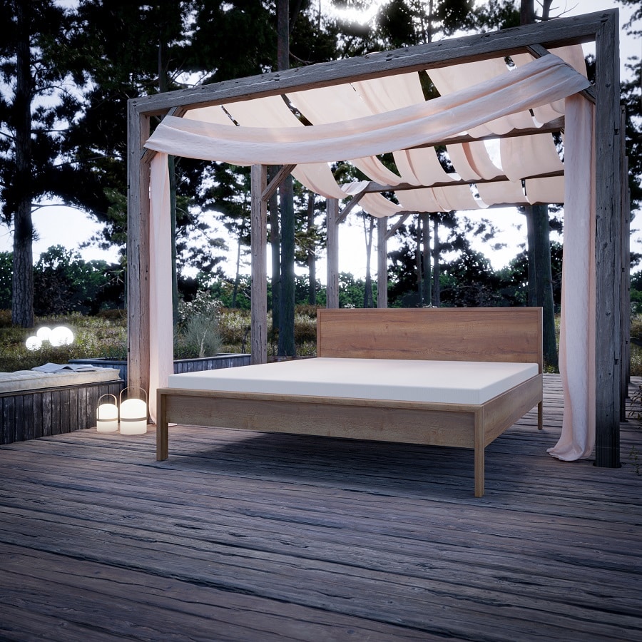 Frej Snedker Sengeramme i Massiv FSC Egetræ fra Organic Sleep | Uden Fodgavl - Billede 3
