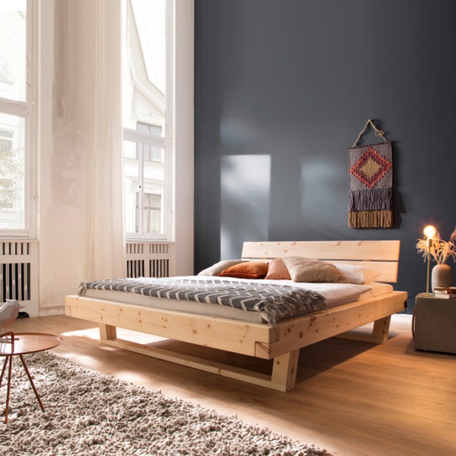 Odin Snedker Bjælke Sengeramme med Gavl og Træben i Massiv FSC Grantræ fra Organic Sleep - Billede 4