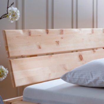 Odin Snedker Bjælke Sengeramme med Gavl og Træben i Massiv FSC Grantræ fra Organic Sleep - Billede 5